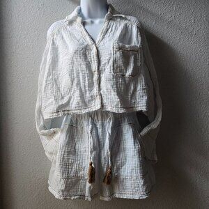 7 For ALL MANKIND Crop Tops & Shorts